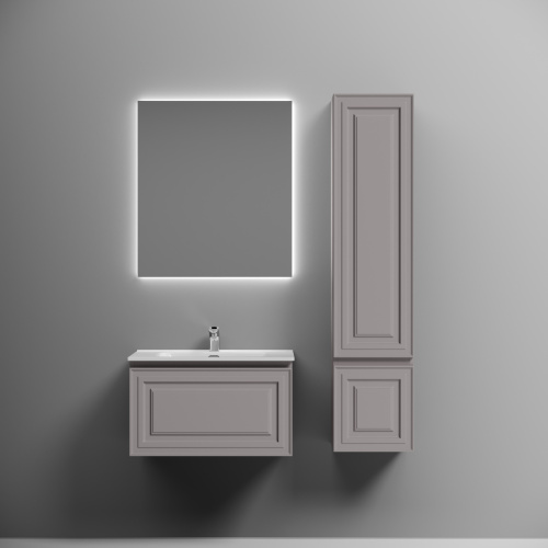 Тумба под раковину Sancos Very VR70SM 70х40 подвесная цвет серый - фото 2